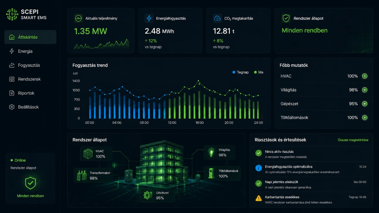 Scepi Smart EMS dashboard