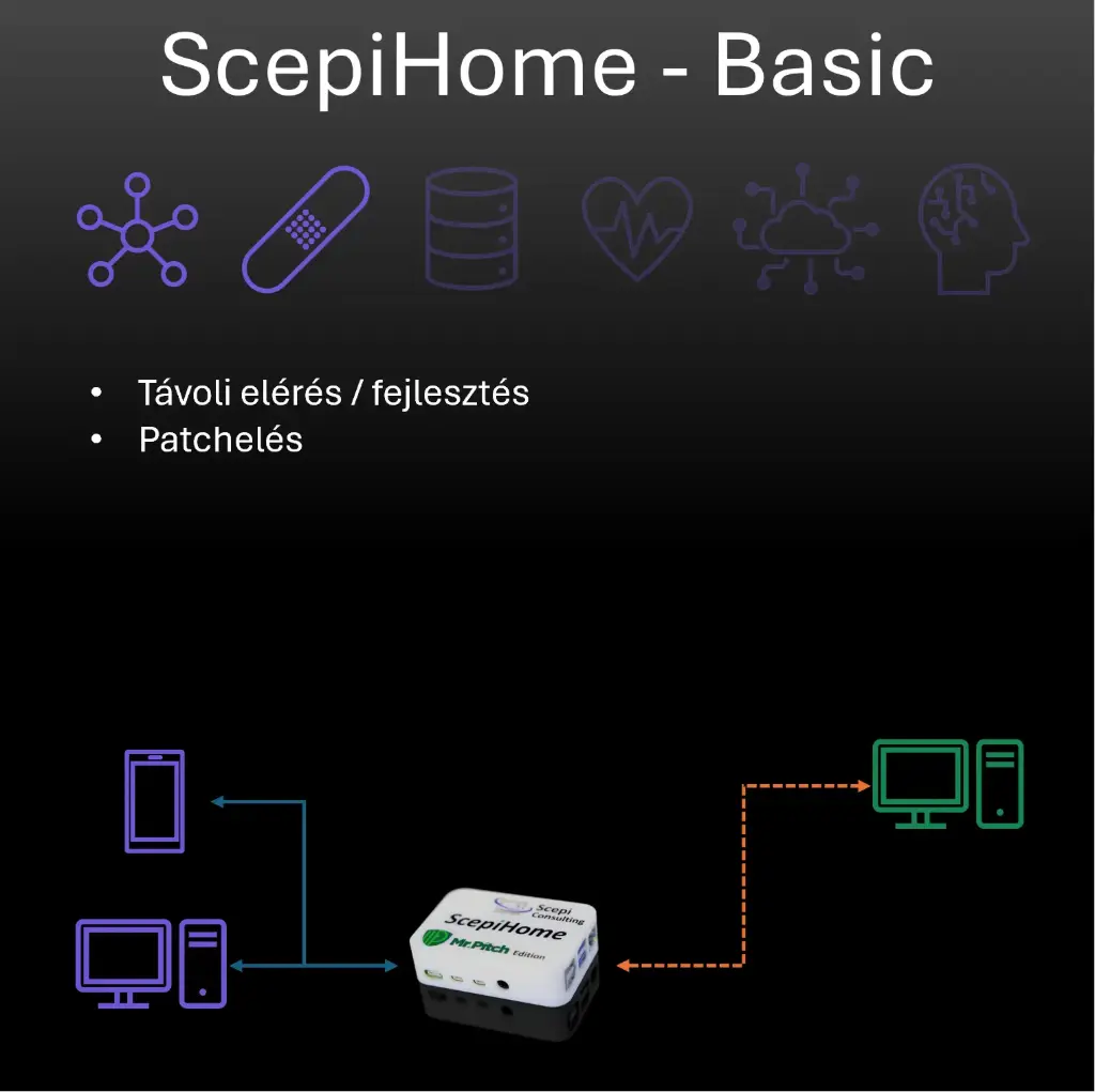 Scepi üzemeltetés és támogatás - Basic (éves díj)