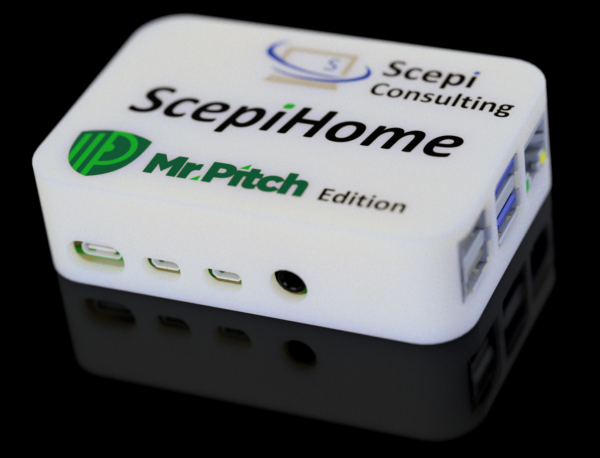 ScepiHome Okosotthon központ - Mr. Pitch Edition