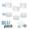 Shelly BLU akciós csomag ( 3 x BLU mozgásérzékelő + 3 x BLU ajtó-ablaknyitás érzékelő + 1 x BLU gateway)