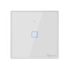 Sonoff TX T2EU1C WiFi+RF, érintős 1 gombos villanykapcsoló (fehér, kerettel)