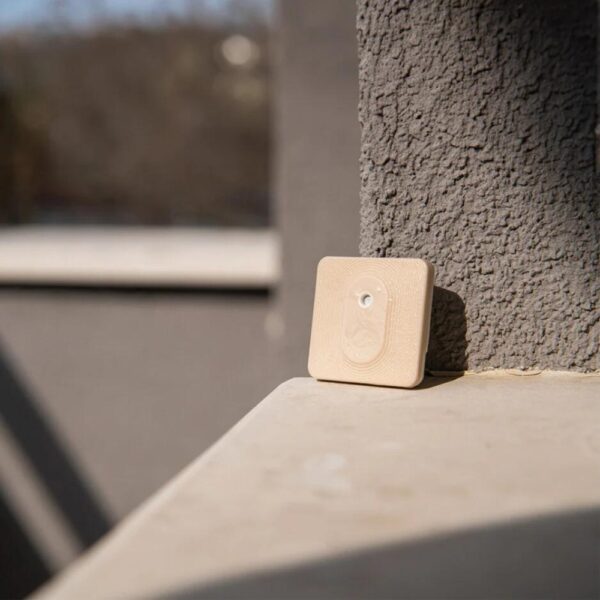 Shelly BLU H&T kültéri Bluetooth páratartalom és hőmérséklet szenzor, mokka színű
