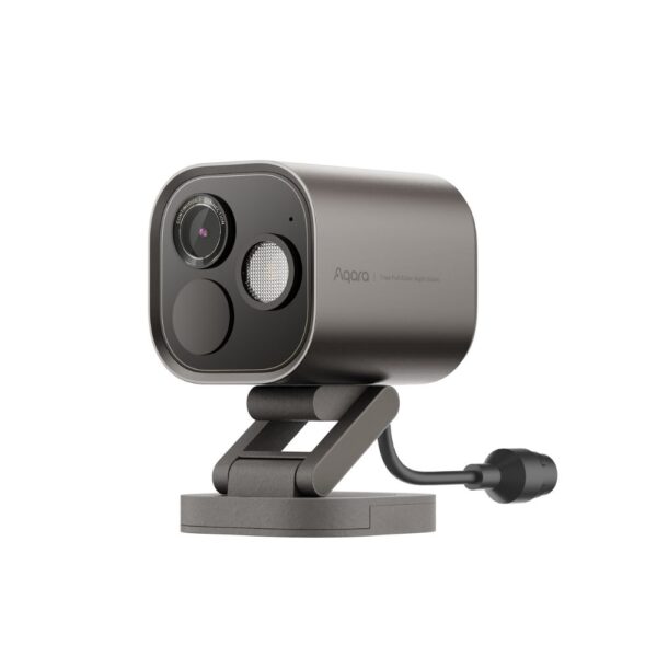Aqara-Camera-hub-g5-pro-poe-gray-1740153739291 Aqara G5 Camera Hub Pro, kültéri HomeKit SecureVideo kamera, beépített Zigbee és Thread átjáróval, POE verzió, szürke