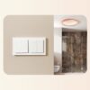 Light Switch H2 EU egy áramkörös, két gombos okos Zigbee + Thread villanykapcsoló