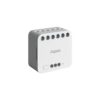 Aqara T2 mini 2 áramkörös relémodul, fogyasztásméréssel, motoros redőnyvezérléshez (Zigbee)
