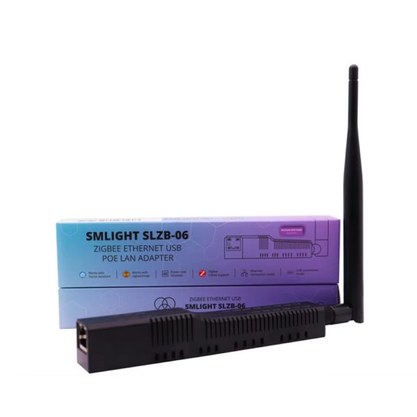 SLZB-06 Zigbee Ethernet, PoE, USB, Wi-Fi adapter (router and coordinator üzemmód), CC2652P