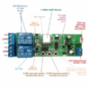 SmartWise 5V-32V két áramkörös, WiFi-s NO/NC okosrelé