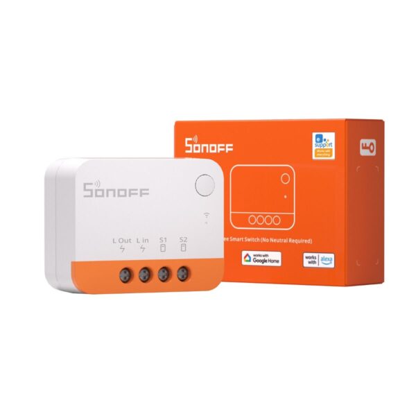 Sonoff ZBMini L2 Extreme (ZBMini-L2) csak fázissal működő okos relémodul (Zigbee 3.0)
