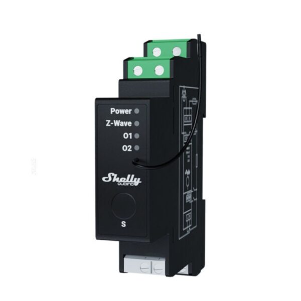 Shelly-Z-Wave-PRO-shutter_3-1720283339007 Shelly Wave Pro Shutter DIN-sínre illeszthető, redőny és árnyékoló vezérlő modul, Z-Wave protokoll kompatibilis