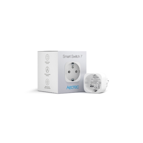 Aeotec Smart Switch 7 – okos dugalj fogyasztásmérővel – Z-Wave (ZW175-C16)