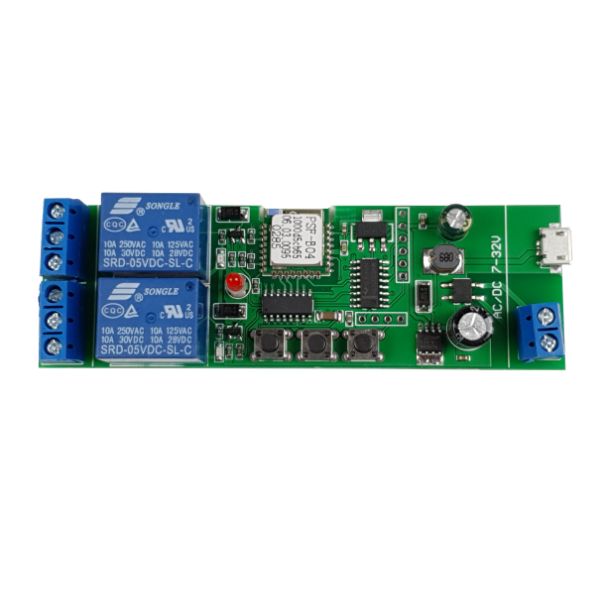SmartWise 5V-32V két áramkörös, WiFi-s NO/NC okosrelé