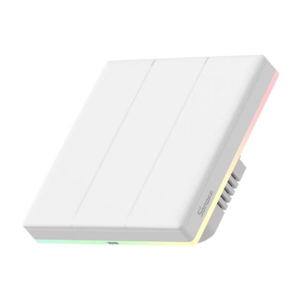 Sonoff TX Ultimate T5-2C WiFi + eWeLink-Remote, érintős 2 gombos csillárkapcsoló (fehér)