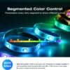 Gledopto GL-C-010WL Wi-Fi-s LED vezérlés, 5V-24V DC, WLED firmware-rel, mikrofonnal