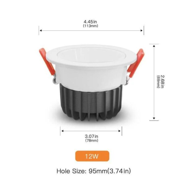 gledopto-gl-d-007p-zigbee-pro-zigbee-30-rf-okos-sullyesztett-led-spot-lampa_2-1720625150093 Gledopto GL-D-007P Zigbee Pro (Zigbee 3.0 + RF vevős) okos süllyesztett LED spot lámpa (95mm, 1050 lumen), fehér kerettel, IP54