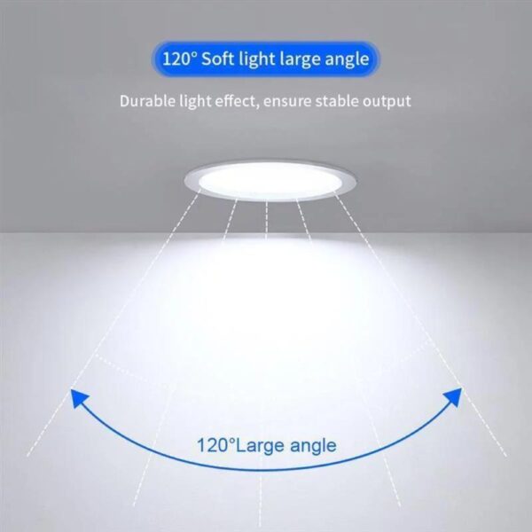 Gledopto GL-D-015P Zigbee Pro (Zigbee 3.0 + RF vevős) okos süllyesztett RGBCCT LED spot lámpa (900 lumen, IP40), fehér kerettel, extra lapos kivitel