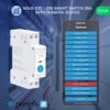Nous D3T DIN-sín kompatibilis Wi-Fi-s relémodul, Tasmota firmware, Matter kompatibilis, 25A