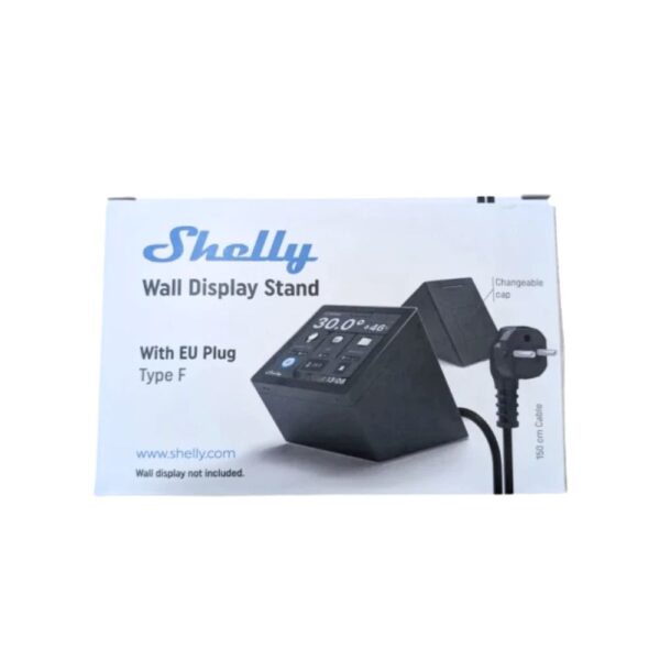 Shelly Wall Display Stand, asztali tartó Wall Display-hez, fekete