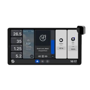 Shelly Wall Display X2 Wi-Fi+Bluetooth villanykapcsoló + nagy színes érintőképernyős vezérlőpanel (fehér)
