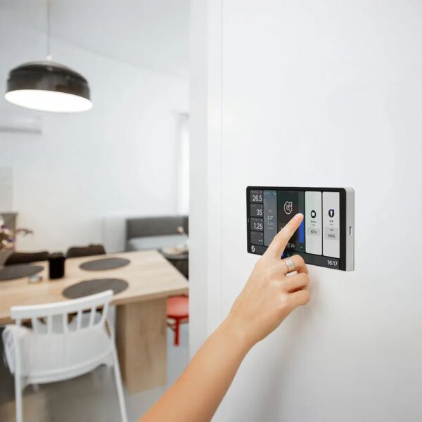 Shelly Wall Display X2 Wi-Fi+Bluetooth villanykapcsoló + nagy színes érintőképernyős vezérlőpanel (fehér)