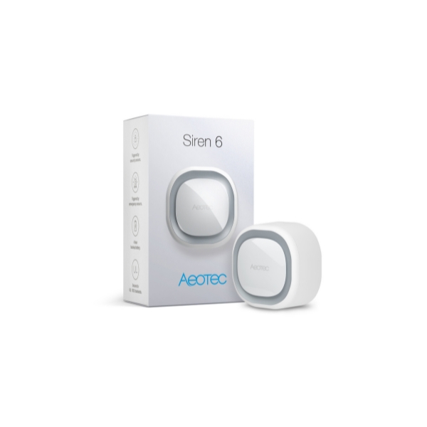 Aeotec Siren 6 – beltéri riasztósziréna – Z-Wave (ZW164)