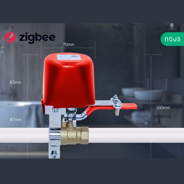 NOUS LZ3 Tuya Zigbee okos csapelzáró motor
