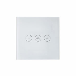 SmartWise Dimmer WiFi-s, fényerőszabályzós, érintős okos villanykapcsoló, fehér