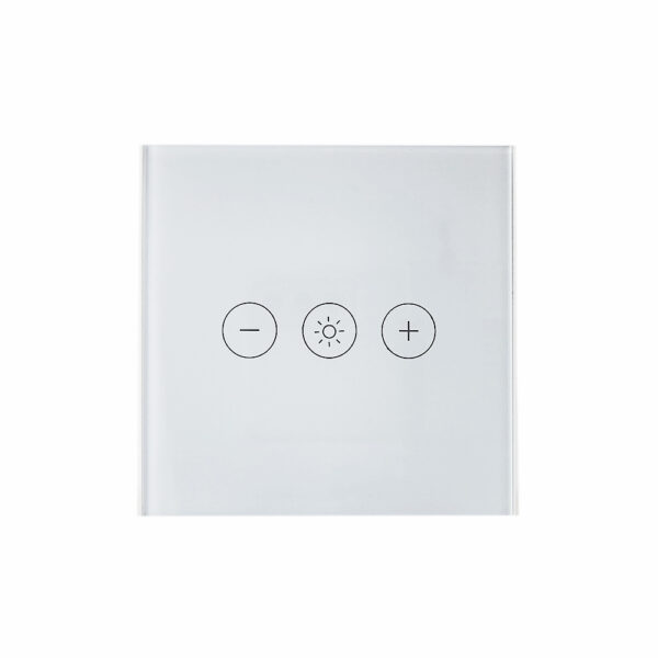 SmartWise Dimmer WiFi-s, fényerőszabályzós, érintős okos villanykapcsoló, fehér