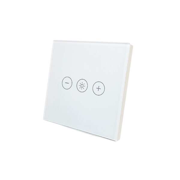 SmartWise Dimmer WiFi-s, fényerőszabályzós, érintős okos villanykapcsoló, fehér