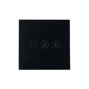 SmartWise Dimmer WiFi-s, fényerőszabályzós, érintős okos villanykapcsoló, fekete