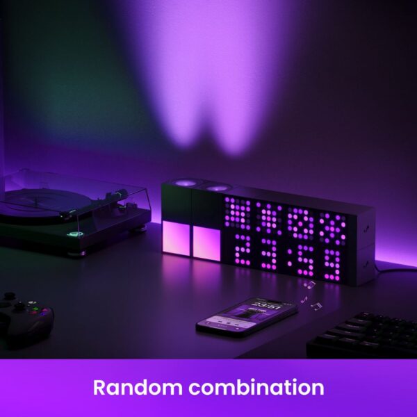 YEELIGHT Cube Smart Lamp - MATRIX Extension - RGB LED asztali gamer lámpa / dekorációs lámpa - LED kiegészítő (YLFWD-0007)